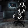 image:imageFlash Furniture Black Gaming Desk and RedBlack Racing Chair Set with Cup Holder Headphone Hook and MonitorSmartphone StandBlack