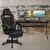 image:imageFlash Furniture Black Gaming Desk and RedBlack Racing Chair Set with Cup Holder Headphone Hook and MonitorSmartphone StandBlack