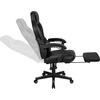 image:imageFlash Furniture Black Gaming Desk and RedBlack Racing Chair Set with Cup Holder Headphone Hook and MonitorSmartphone StandBlack