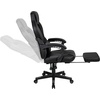 image:imageFlash Furniture Black Gaming Desk and RedBlack Racing Chair Set with Cup Holder Headphone Hook and MonitorSmartphone StandBlack