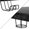 image:imageFlash Furniture Black Gaming Desk and RedBlack Racing Chair Set with Cup Holder Headphone Hook and MonitorSmartphone StandBlack