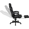 image:imageFlash Furniture Black Gaming Desk and RedBlack Racing Chair Set with Cup Holder Headphone Hook and MonitorSmartphone StandBlack