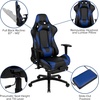 image:imageFlash Furniture Black Gaming Desk and RedBlack Racing Chair Set with Cup Holder Headphone Hook and MonitorSmartphone StandBlue