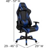 image:imageFlash Furniture Black Gaming Desk and RedBlack Racing Chair Set with Cup Holder Headphone Hook and MonitorSmartphone StandBlue