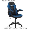 image:imageFlash Furniture Black Gaming Desk and RedBlack Racing Chair Set with Cup Holder Headphone Hook and MonitorSmartphone StandBlue