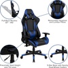 image:imageFlash Furniture Black Gaming Desk and RedBlack Racing Chair Set with Cup Holder Headphone Hook and MonitorSmartphone StandBlue