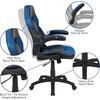 image:imageFlash Furniture Black Gaming Desk and RedBlack Racing Chair Set with Cup Holder Headphone Hook and MonitorSmartphone StandBlue