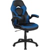 image:imageFlash Furniture Black Gaming Desk and RedBlack Racing Chair Set with Cup Holder Headphone Hook and MonitorSmartphone StandBlue