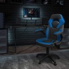image:imageFlash Furniture Black Gaming Desk and RedBlack Racing Chair Set with Cup Holder Headphone Hook and MonitorSmartphone StandBlue