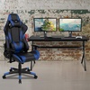 image:imageFlash Furniture Black Gaming Desk and RedBlack Racing Chair Set with Cup Holder Headphone Hook and MonitorSmartphone StandBlue