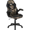 image:imageFlash Furniture Black Gaming Desk and RedBlack Racing Chair Set with Cup Holder Headphone Hook and MonitorSmartphone StandCamouflage