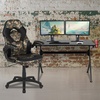 image:imageFlash Furniture Black Gaming Desk and RedBlack Racing Chair Set with Cup Holder Headphone Hook and MonitorSmartphone StandCamouflage