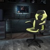 image:imageFlash Furniture Black Gaming Desk and RedBlack Racing Chair Set with Cup Holder Headphone Hook and MonitorSmartphone StandGreen
