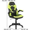 image:imageFlash Furniture Black Gaming Desk and RedBlack Racing Chair Set with Cup Holder Headphone Hook and MonitorSmartphone StandGreen