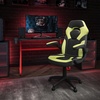 image:imageFlash Furniture Black Gaming Desk and RedBlack Racing Chair Set with Cup Holder Headphone Hook and MonitorSmartphone StandGreen
