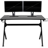 image:imageFlash Furniture Black Gaming Desk and RedBlack Racing Chair Set with Cup Holder Headphone Hook and MonitorSmartphone StandGreen