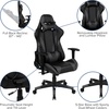 image:imageFlash Furniture Black Gaming Desk and RedBlack Racing Chair Set with Cup Holder Headphone Hook and MonitorSmartphone StandGrey