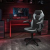 image:imageFlash Furniture Black Gaming Desk and RedBlack Racing Chair Set with Cup Holder Headphone Hook and MonitorSmartphone StandGrey