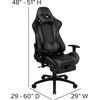 image:imageFlash Furniture Black Gaming Desk and RedBlack Racing Chair Set with Cup Holder Headphone Hook and MonitorSmartphone StandGrey