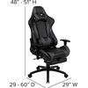 image:imageFlash Furniture Black Gaming Desk and RedBlack Racing Chair Set with Cup Holder Headphone Hook and MonitorSmartphone StandGrey