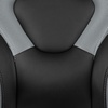 image:imageFlash Furniture Black Gaming Desk and RedBlack Racing Chair Set with Cup Holder Headphone Hook and MonitorSmartphone StandGrey