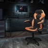 image:imageFlash Furniture Black Gaming Desk and RedBlack Racing Chair Set with Cup Holder Headphone Hook and MonitorSmartphone StandOrange