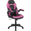 image:imageFlash Furniture Black Gaming Desk and RedBlack Racing Chair Set with Cup Holder Headphone Hook and MonitorSmartphone StandPink