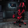 image:imageFlash Furniture Black Gaming Desk and RedBlack Racing Chair Set with Cup Holder Headphone Hook and MonitorSmartphone StandRed