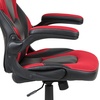 image:imageFlash Furniture Black Gaming Desk and RedBlack Racing Chair Set with Cup Holder Headphone Hook and MonitorSmartphone StandRed
