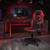 image:imageFlash Furniture Black Gaming Desk and RedBlack Racing Chair Set with Cup Holder Headphone Hook and MonitorSmartphone StandRed