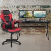 image:imageFlash Furniture Black Gaming Desk and RedBlack Racing Chair Set with Cup Holder Headphone Hook and MonitorSmartphone StandRed