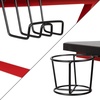 image:imageFlash Furniture Black Gaming Desk and RedBlack Racing Chair Set with Cup Holder Headphone Hook and MonitorSmartphone StandRed