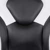 image:imageFlash Furniture Black Gaming Desk and RedBlack Racing Chair Set with Cup Holder Headphone Hook and MonitorSmartphone StandWhite
