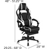 image:imageFlash Furniture Black Gaming Desk and RedBlack Racing Chair Set with Cup Holder Headphone Hook and MonitorSmartphone StandWhite