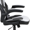 image:imageFlash Furniture Black Gaming Desk and RedBlack Racing Chair Set with Cup Holder Headphone Hook and MonitorSmartphone StandWhite