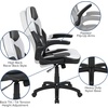image:imageFlash Furniture Black Gaming Desk and RedBlack Racing Chair Set with Cup Holder Headphone Hook and MonitorSmartphone StandWhite