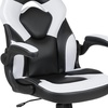 image:imageFlash Furniture Black Gaming Desk and RedBlack Racing Chair Set with Cup Holder Headphone Hook and MonitorSmartphone StandWhite