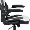 image:imageFlash Furniture Black Gaming Desk and RedBlack Racing Chair Set with Cup Holder Headphone Hook and MonitorSmartphone StandWhite