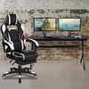 image:imageFlash Furniture Black Gaming Desk and RedBlack Racing Chair Set with Cup Holder Headphone Hook and MonitorSmartphone StandWhite