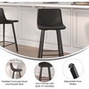 image:imageFlash Furniture Caleb Modern Armless 24 Inch Counter Height Stools Commercial Grade with Footrests and Matte Metal Frames Set of 2