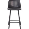 image:imageFlash Furniture Caleb Modern Armless 24 Inch Counter Height Stools Commercial Grade with Footrests and Matte Metal Frames Set of 2