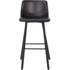 image:imageFlash Furniture Caleb Modern Armless 24 Inch Counter Height Stools Commercial Grade with Footrests and Matte Metal Frames Set of 2Black LeathersoftBlack
