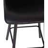 image:imageFlash Furniture Caleb Modern Armless 24 Inch Counter Height Stools Commercial Grade with Footrests and Matte Metal Frames Set of 2Black LeathersoftBlack
