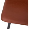 image:imageFlash Furniture Caleb Modern Armless 24 Inch Counter Height Stools Commercial Grade with Footrests and Matte Metal Frames Set of 2Cognac LeathersoftBlack