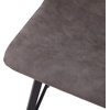 image:imageFlash Furniture Caleb Modern Armless 24 Inch Counter Height Stools Commercial Grade with Footrests and Matte Metal Frames Set of 2Gray LeathersoftBlack