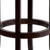 image:imageFlash Furniture Carol 29 High Backless Cappuccino Wood Barstool with Carved Apron and Black LeatherSoft Swivel SeatCappuccino