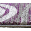image:imageFlash Furniture Cirrus Collection Swirl Patterned Area Rug  Turquoise Olefin Fibers with Jute Backing  8 x 10  Entryway Living Room BedroomPurple