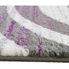 image:imageFlash Furniture Cirrus Collection Swirl Patterned Area Rug  Turquoise Olefin Fibers with Jute Backing  8 x 10  Entryway Living Room BedroomPurple