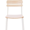 image:imageFlash Furniture Cyprus Commercial Grade Wood Bar Stool Metal Frame Solid Wood Seat and Back Floor Glides WhiteAntique WhiteAntique White