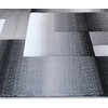 image:imageFlash Furniture Elio Collection Color Blocked Pattern Area Rug  High Pile Purple Olefin Rug  2 x 3 Area Rug  Jute Backing  Hallway Entryway BedroomGrey